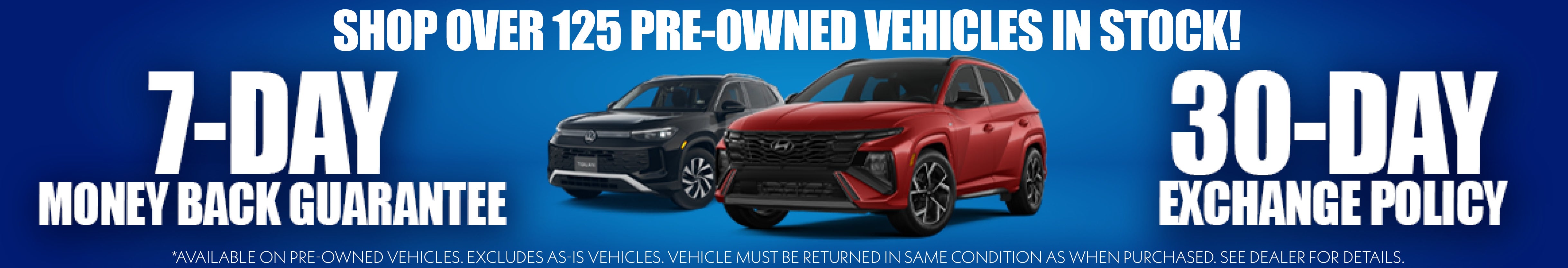 Pre-Owned Vehicles