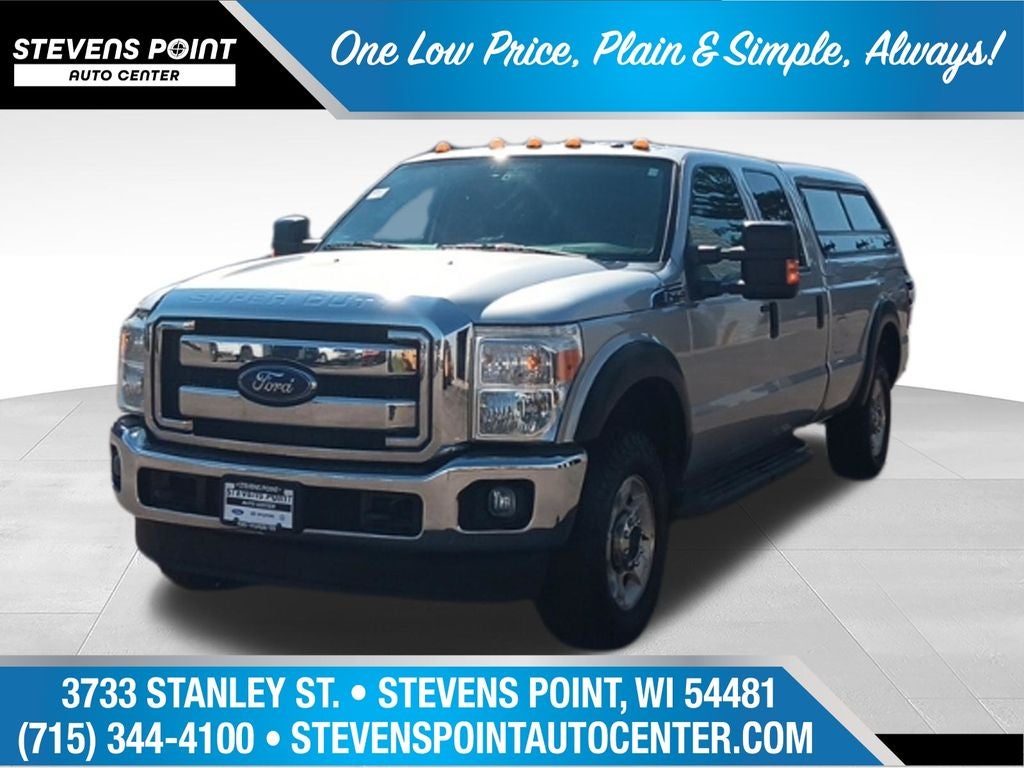 2016 Ford F-250SD XLT in Ingot Silver Metallic — front three-quarter view